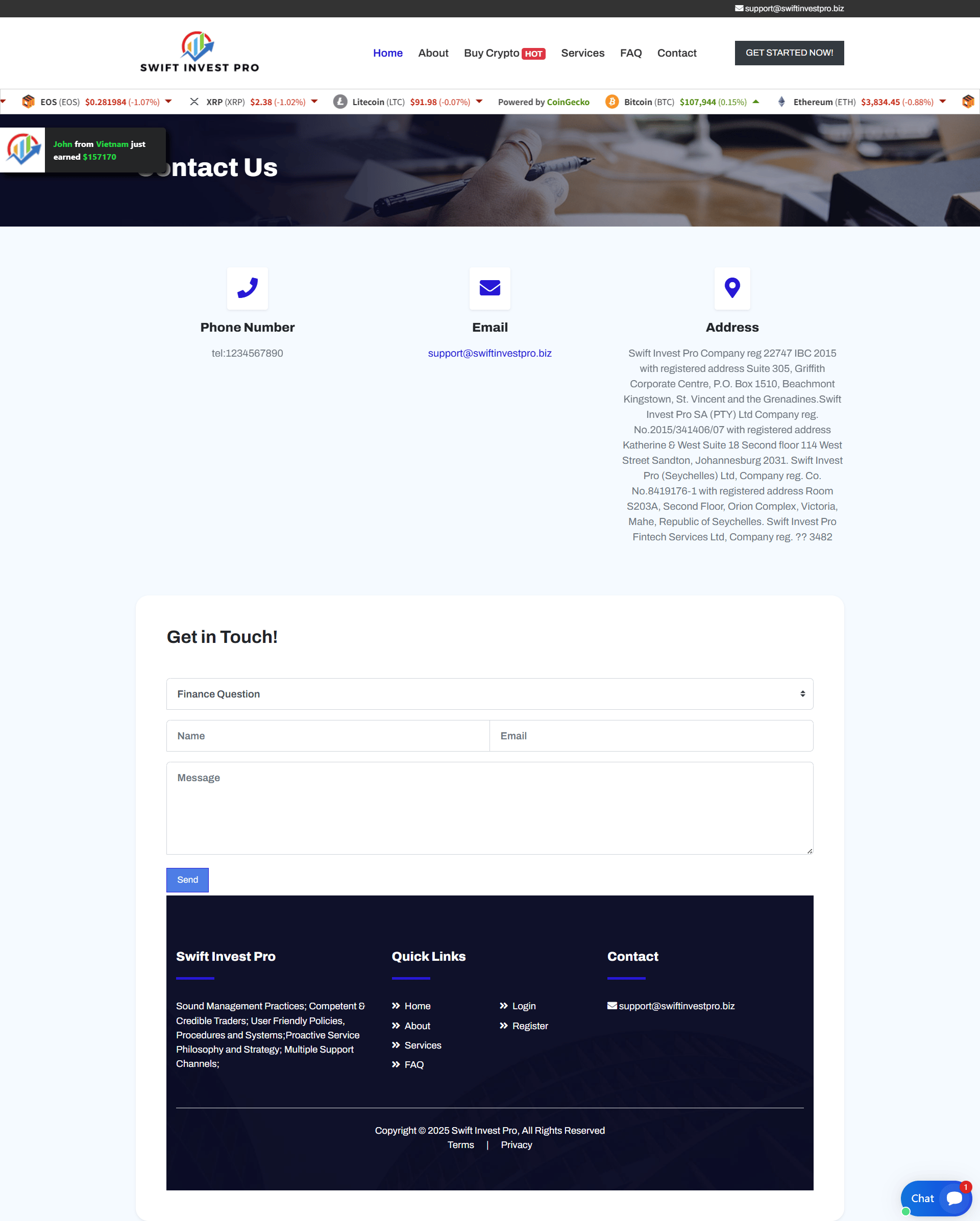Broker Official Website