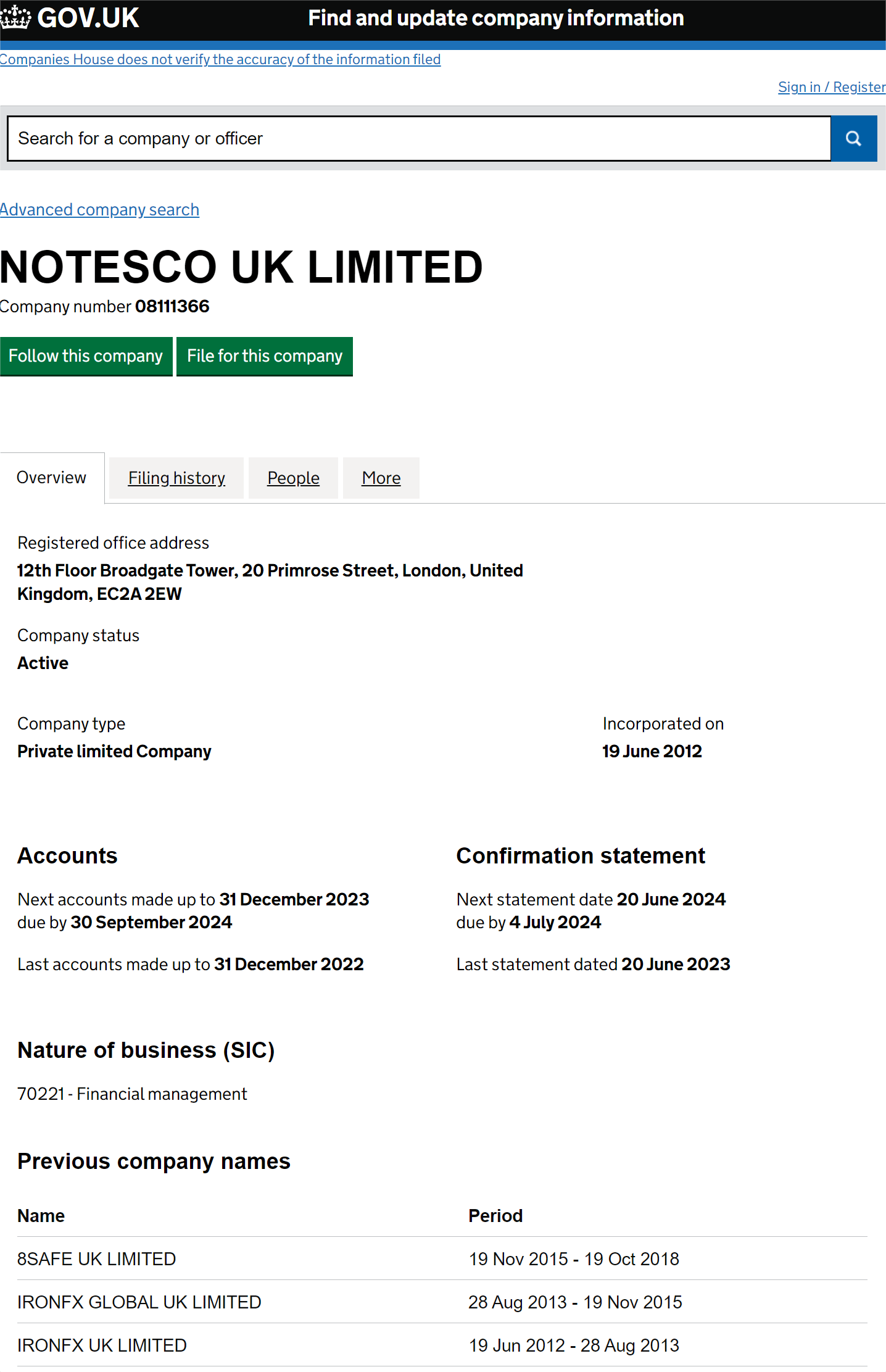 Companies House