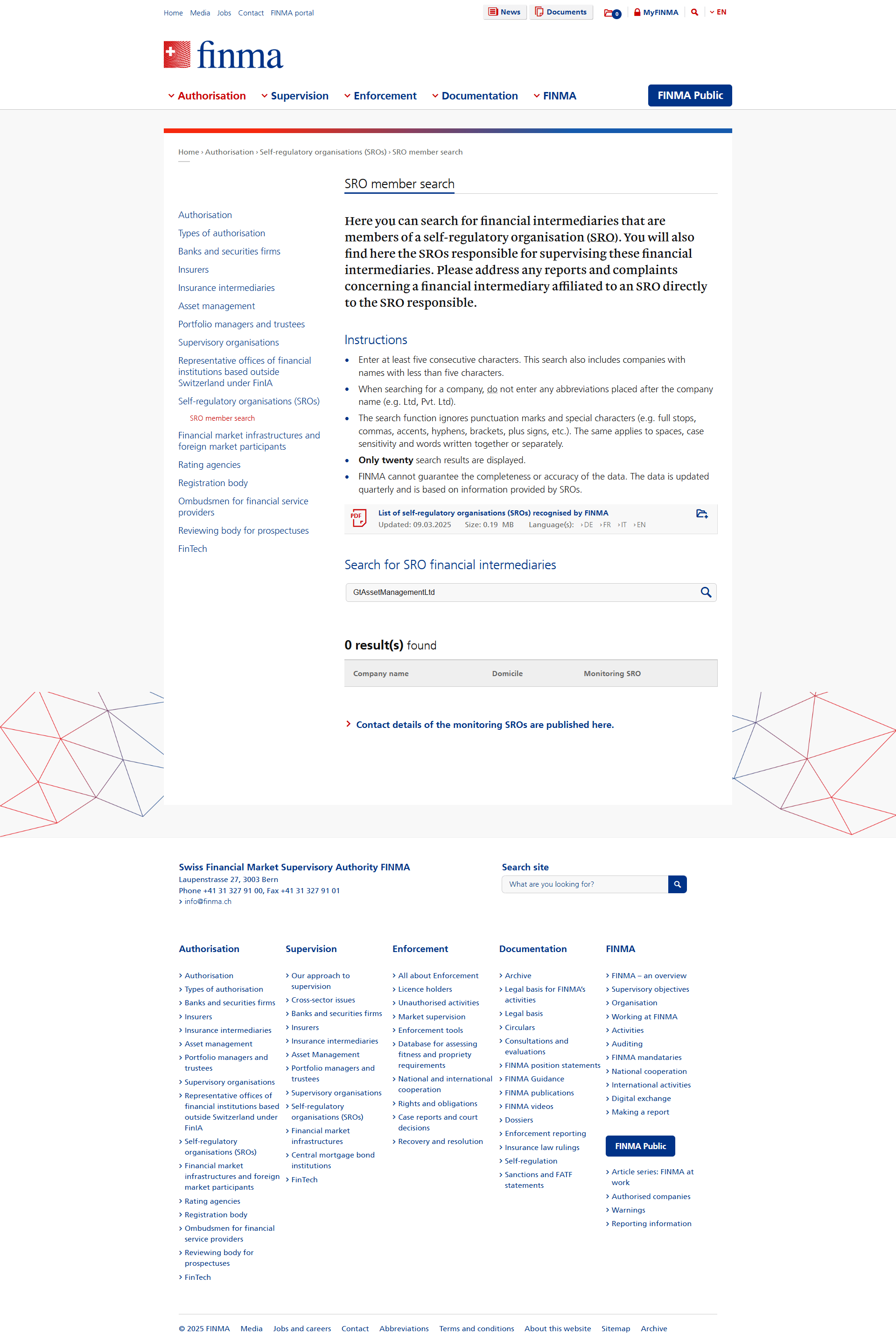 Swiss Financial Market Supervisory Authority（FINMA）