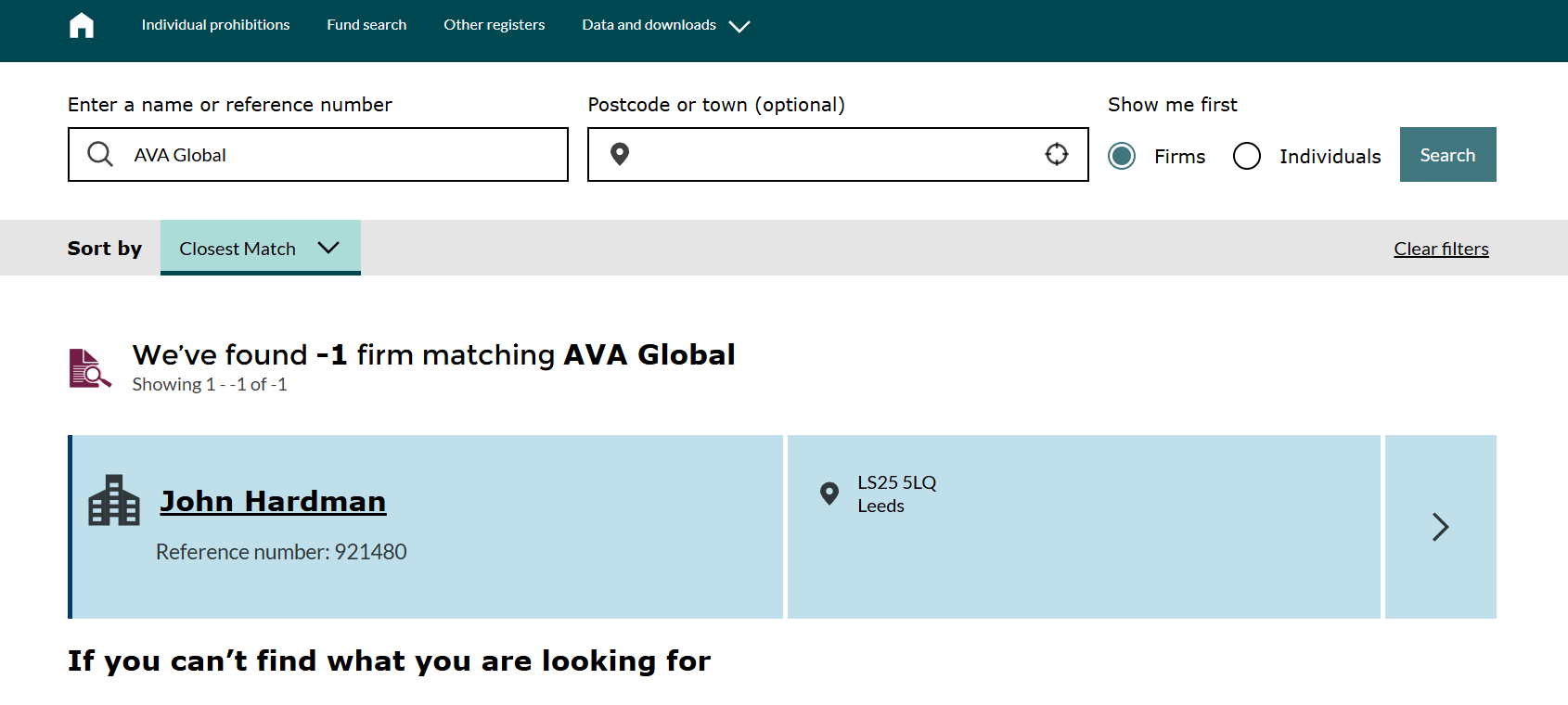 AVA Global  FCA