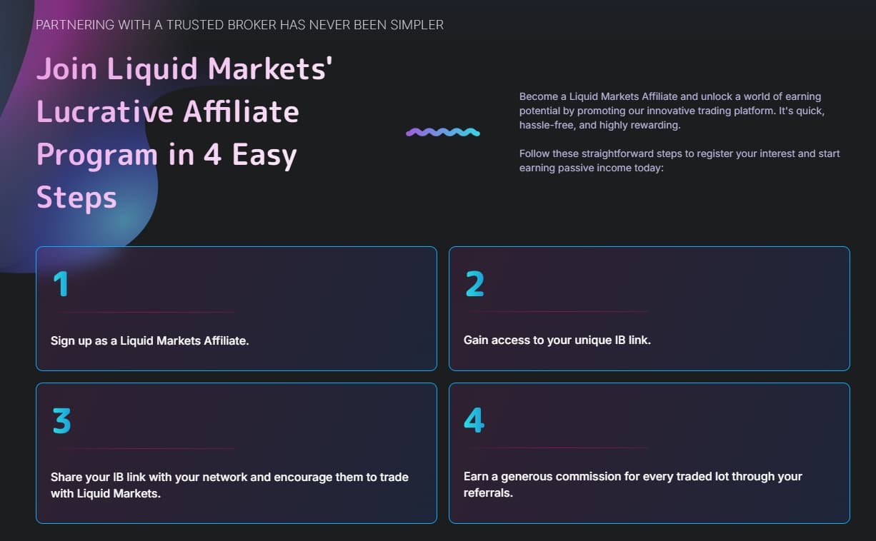 Liquid Markets' Lucrative Affiliate Program