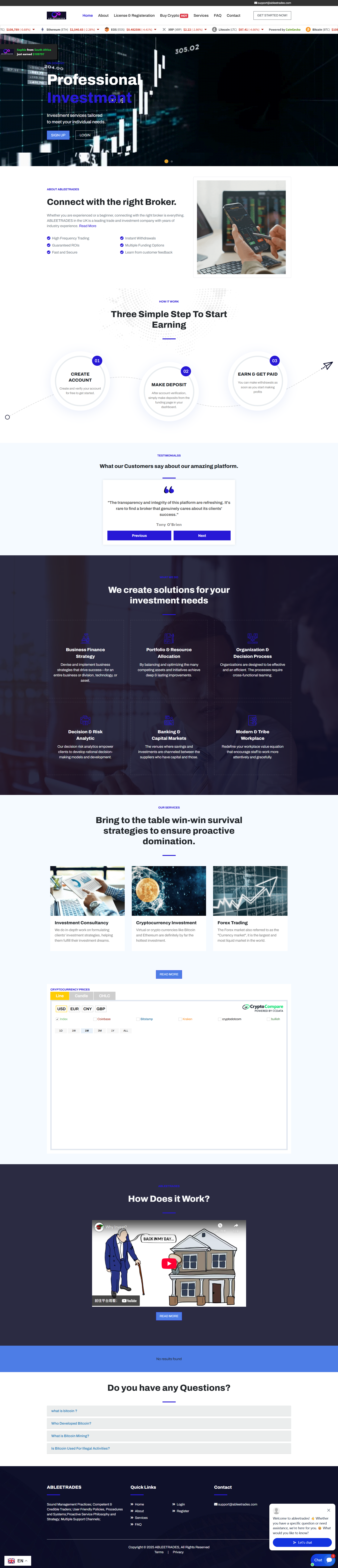 Broker Official Website