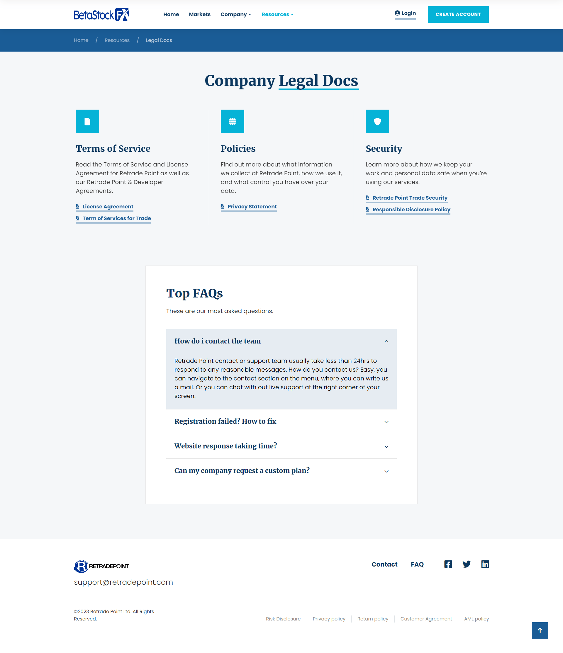 Retrade Point Official Website