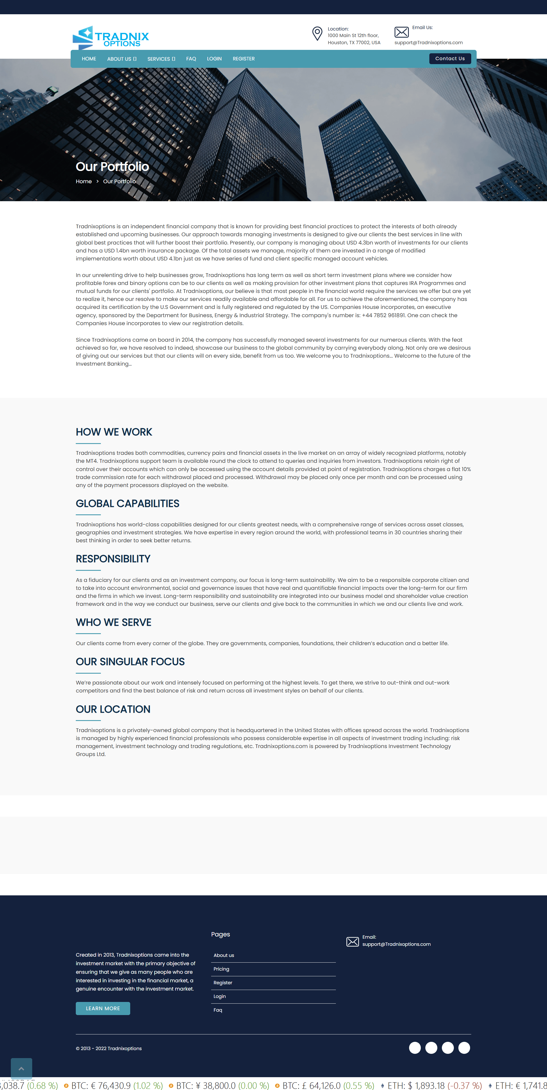 Tradnixoptions Official Website