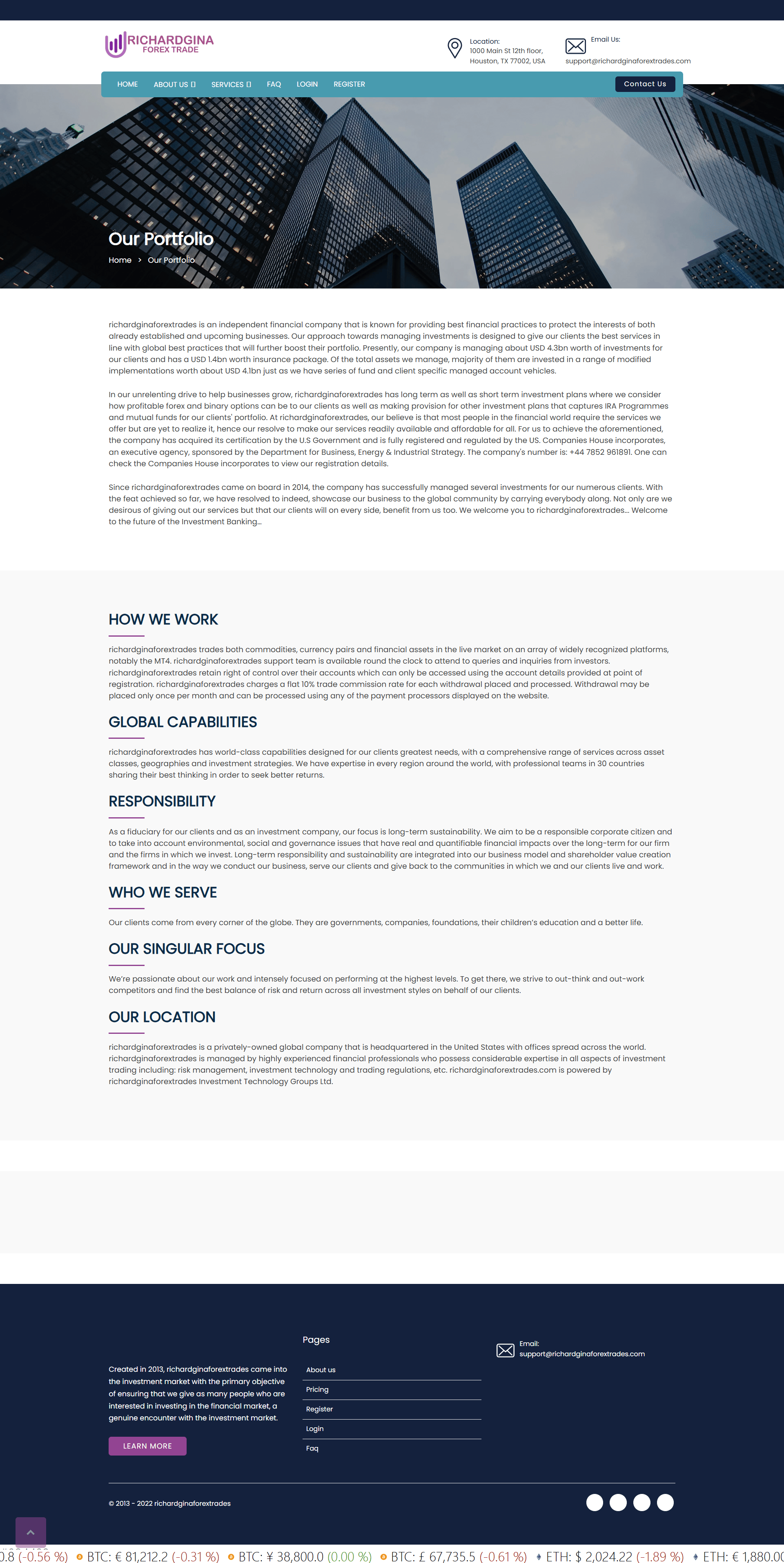 richardginaforextrades Official Website
