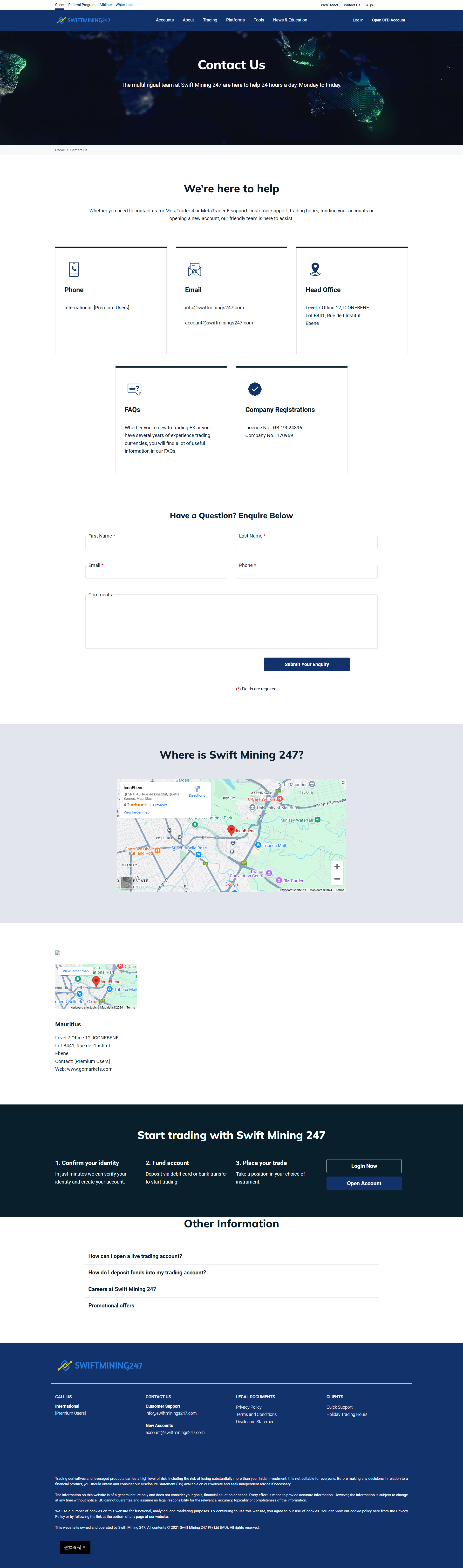 Swift Mining 247 Official Website
