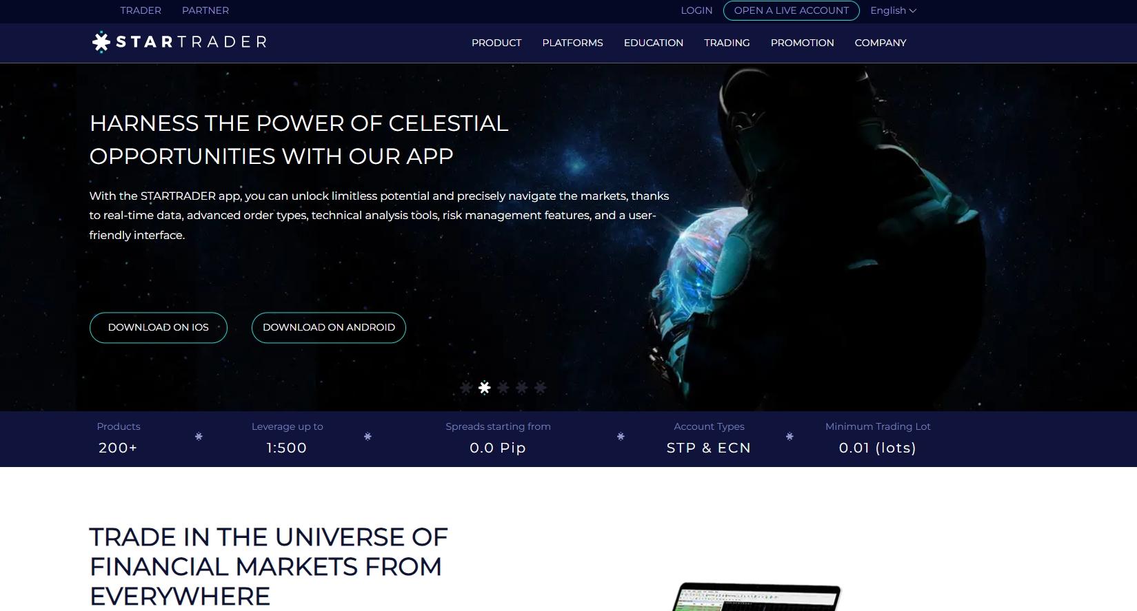 STARTRADER Official Website