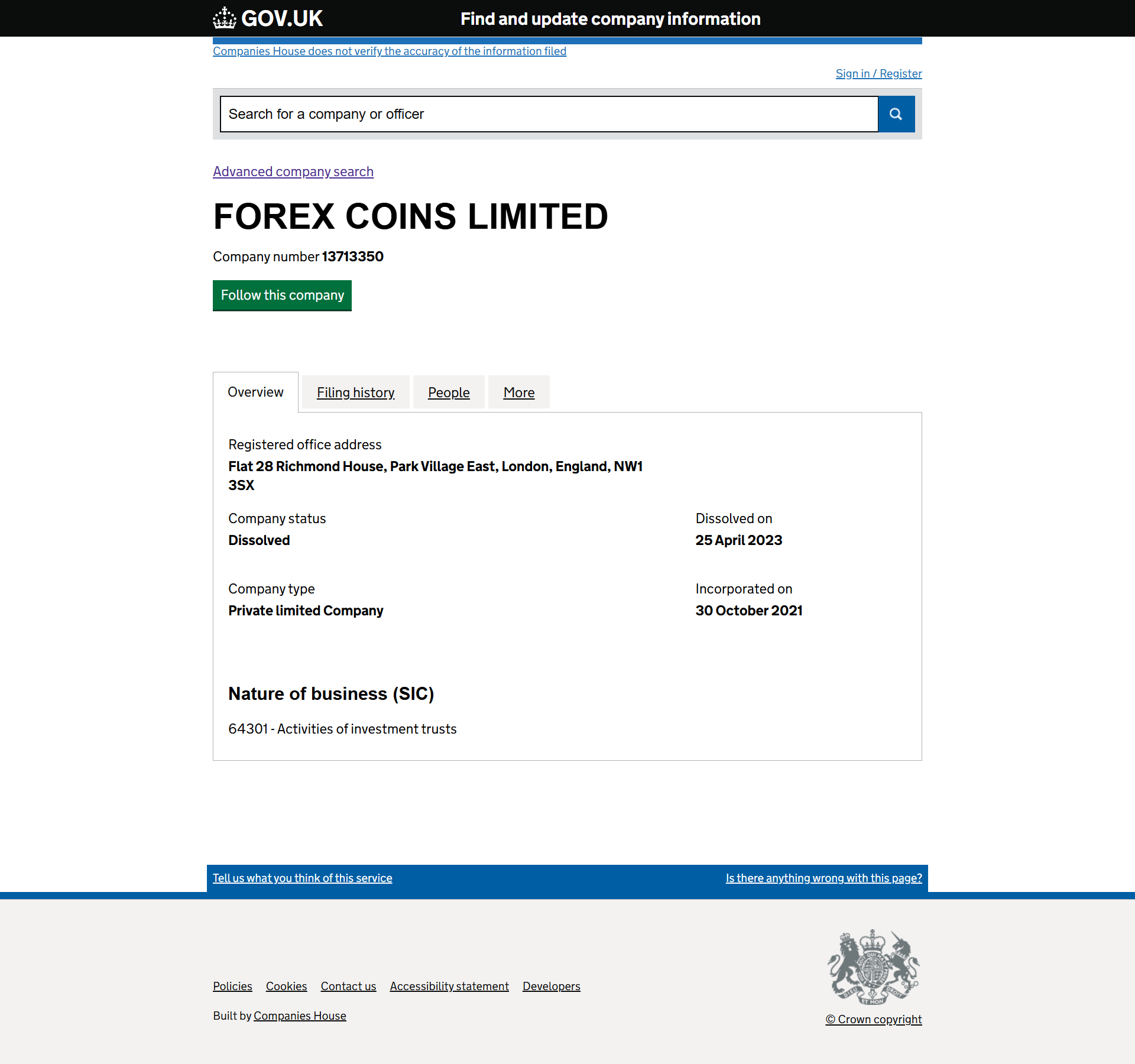 UK Companies House