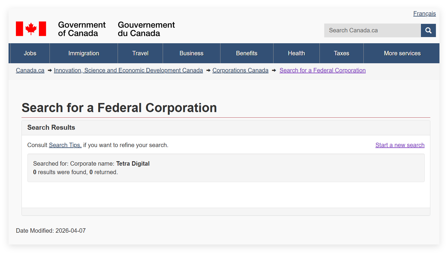Corporations Canada