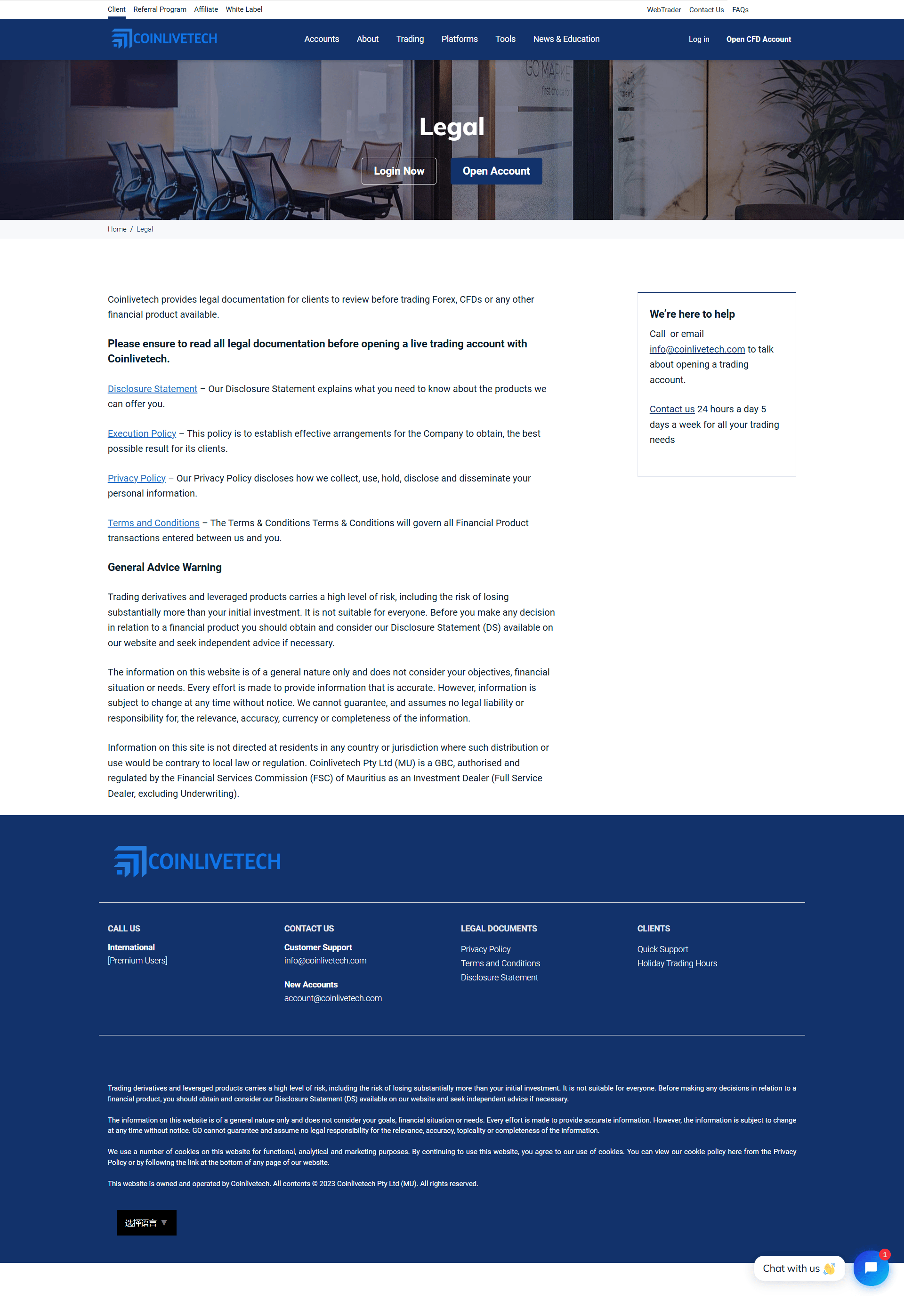 Coinlivetech Official Website