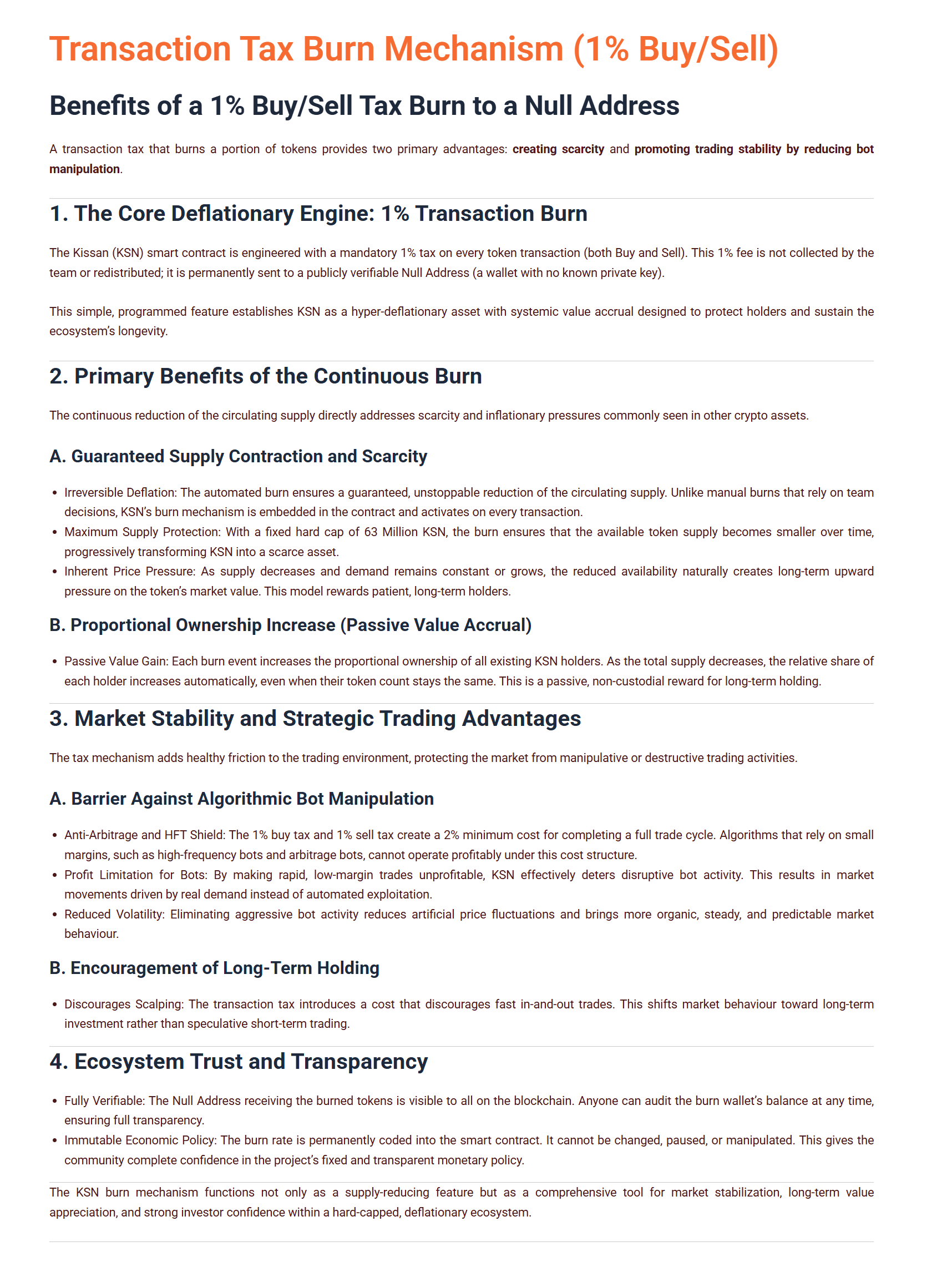 Trading Mechanism