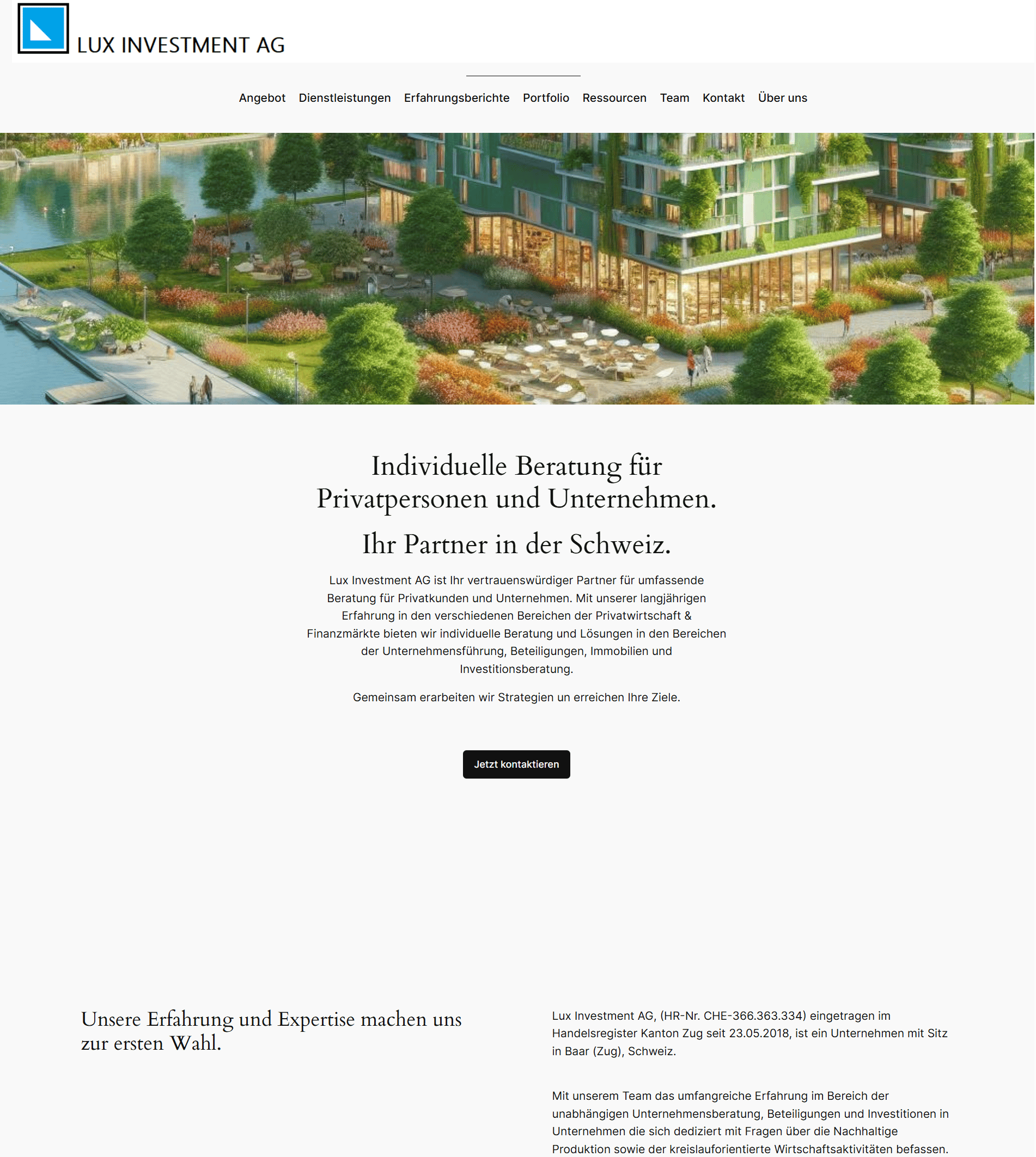 Lux Investment AG Official Website