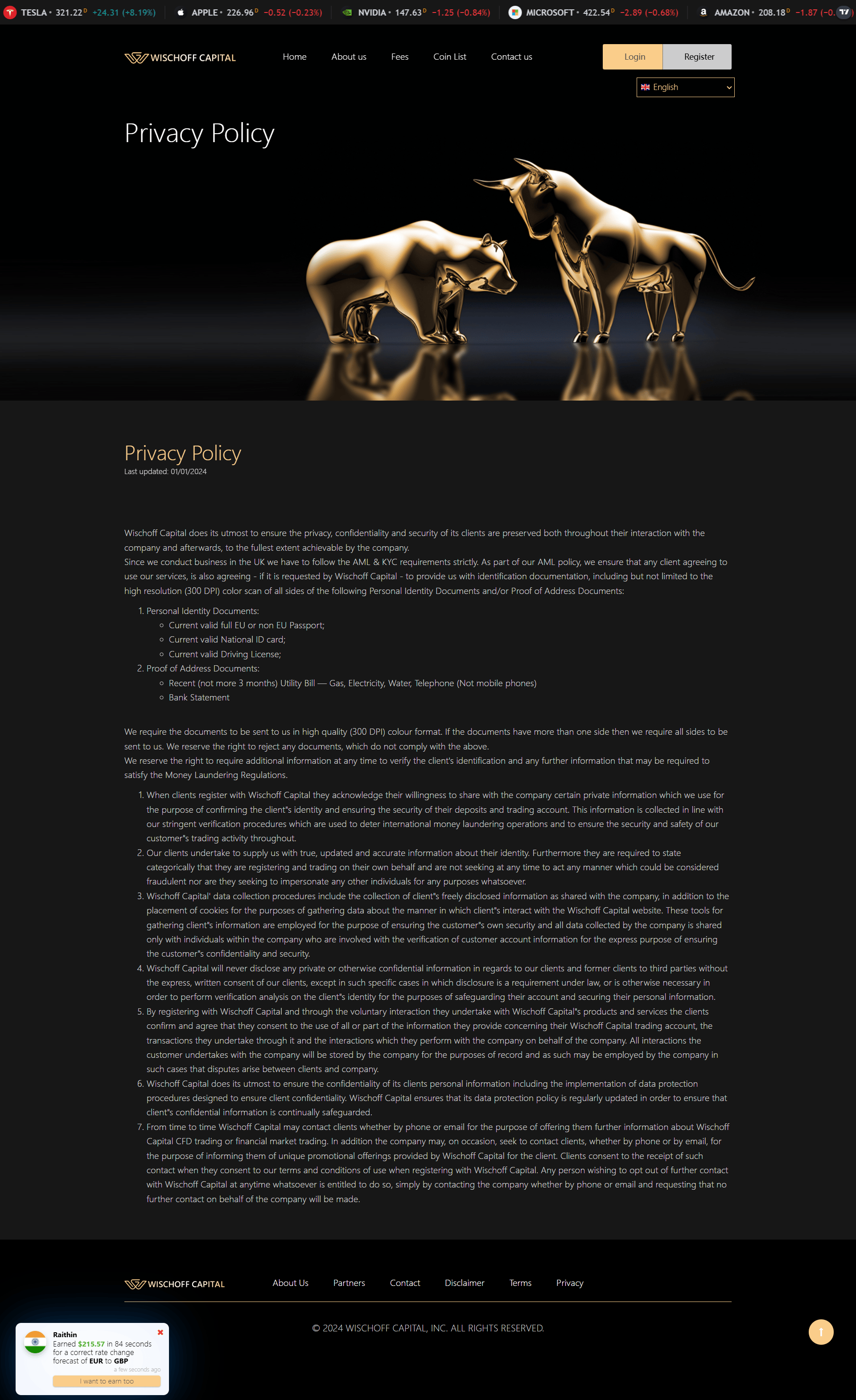 Wischoff Capital Official Website