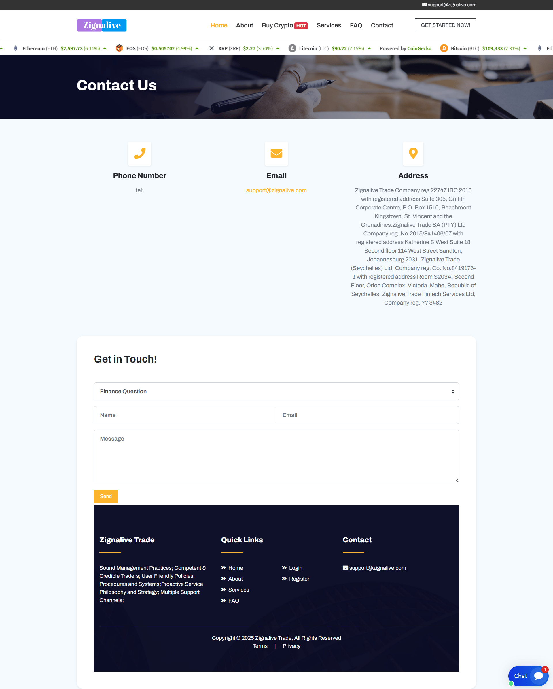 Broker Official Website