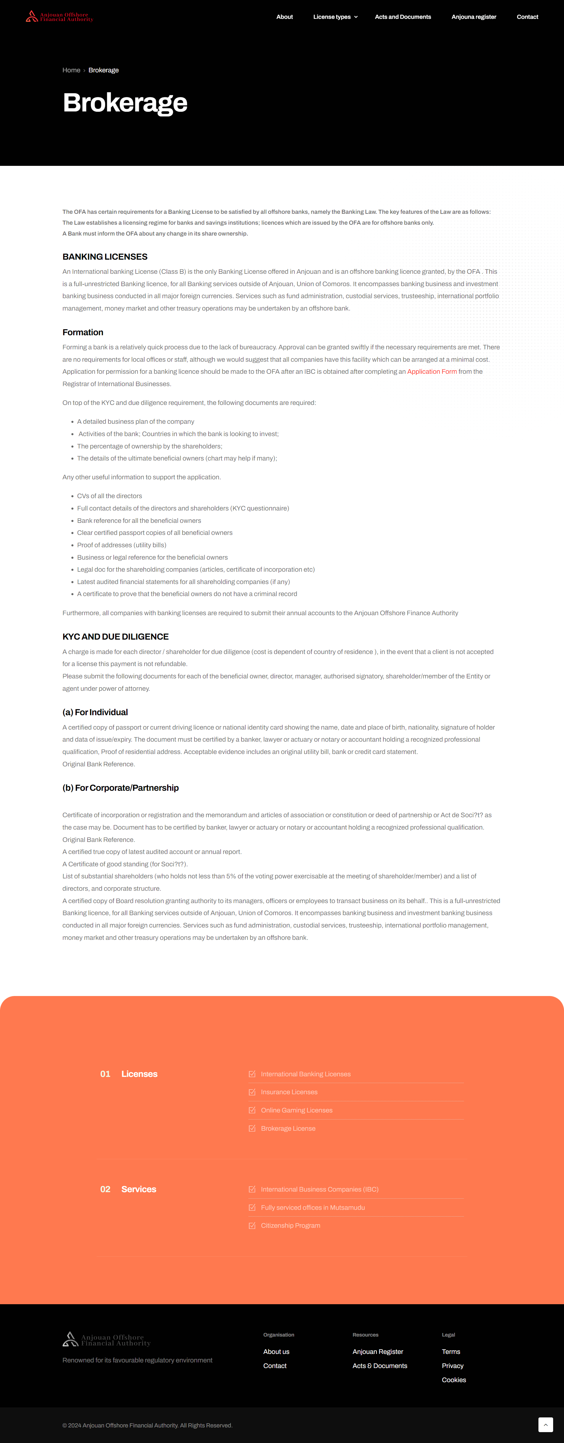 Anjouan offshore financial Authority