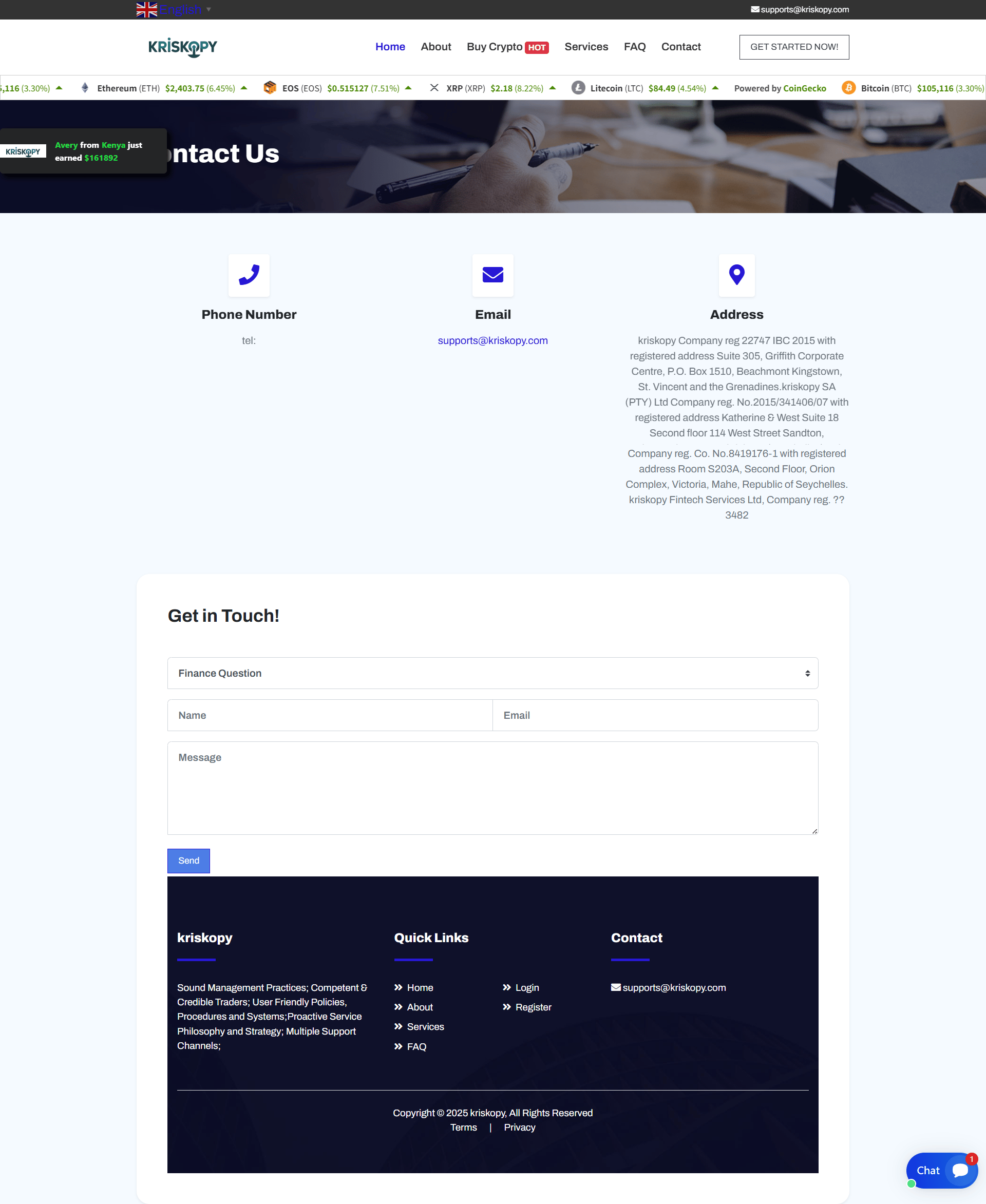 Broker Official Website