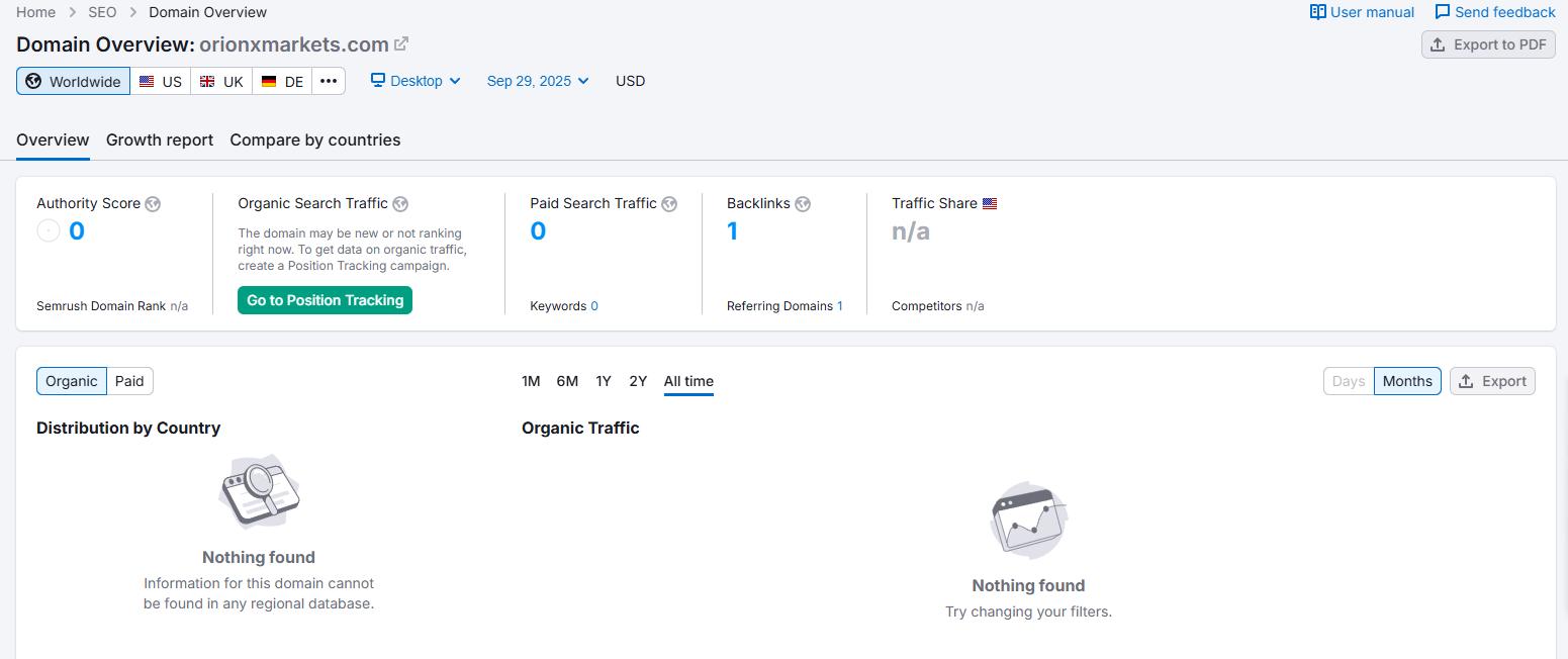Website traffic information