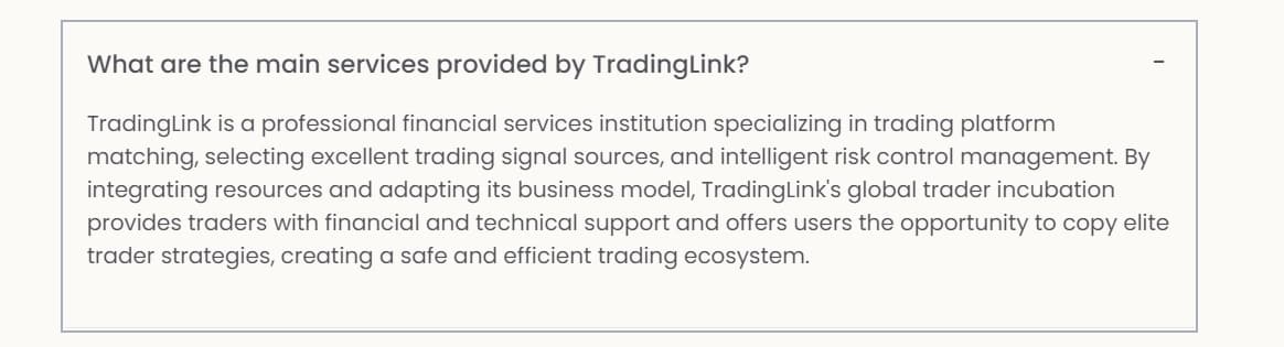 service of TradingLink