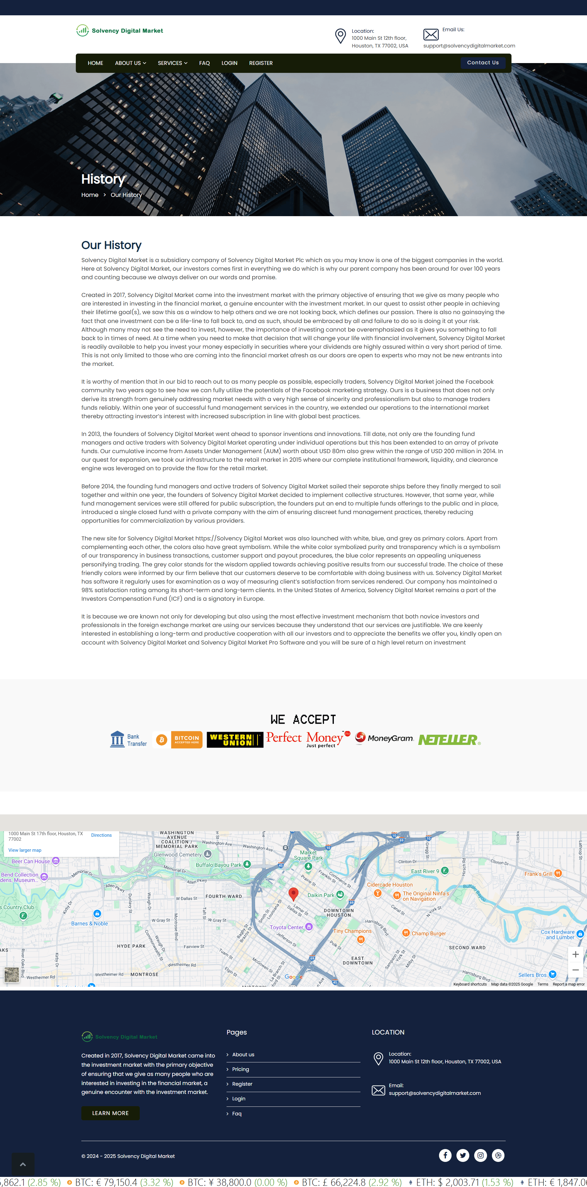 Solvency Digital Market Official Website
