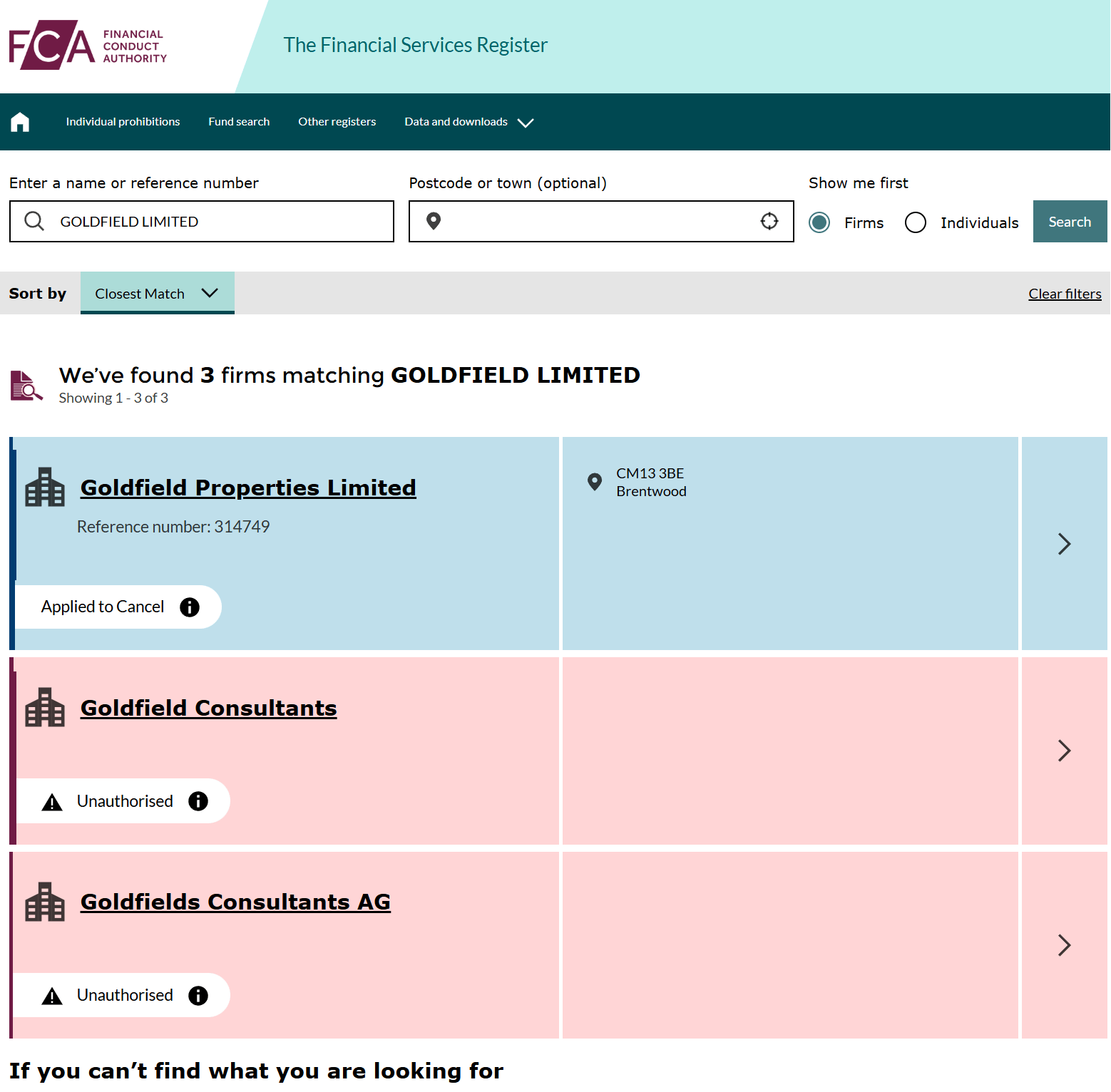 UK Financial Conduct Authority（FCA）