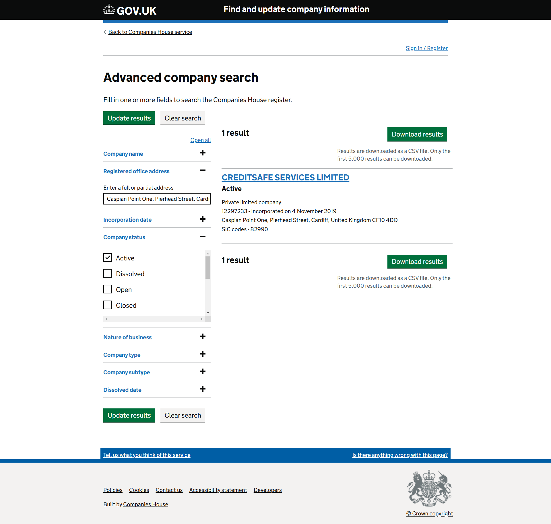 UK Companies House