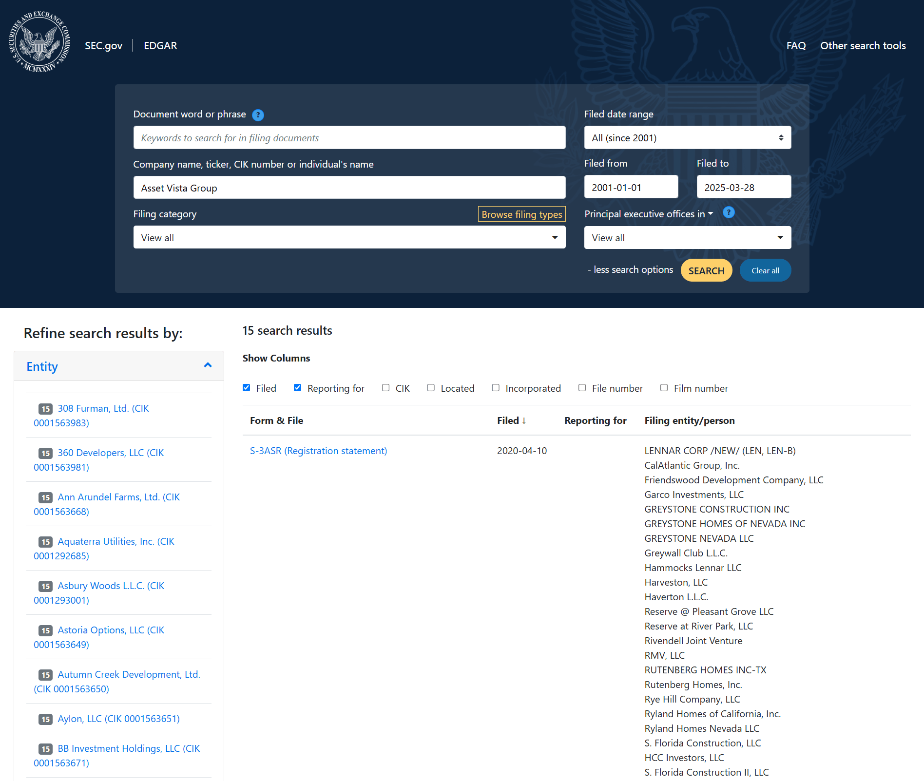 U.S. Securities and Exchange Commission(SEC)