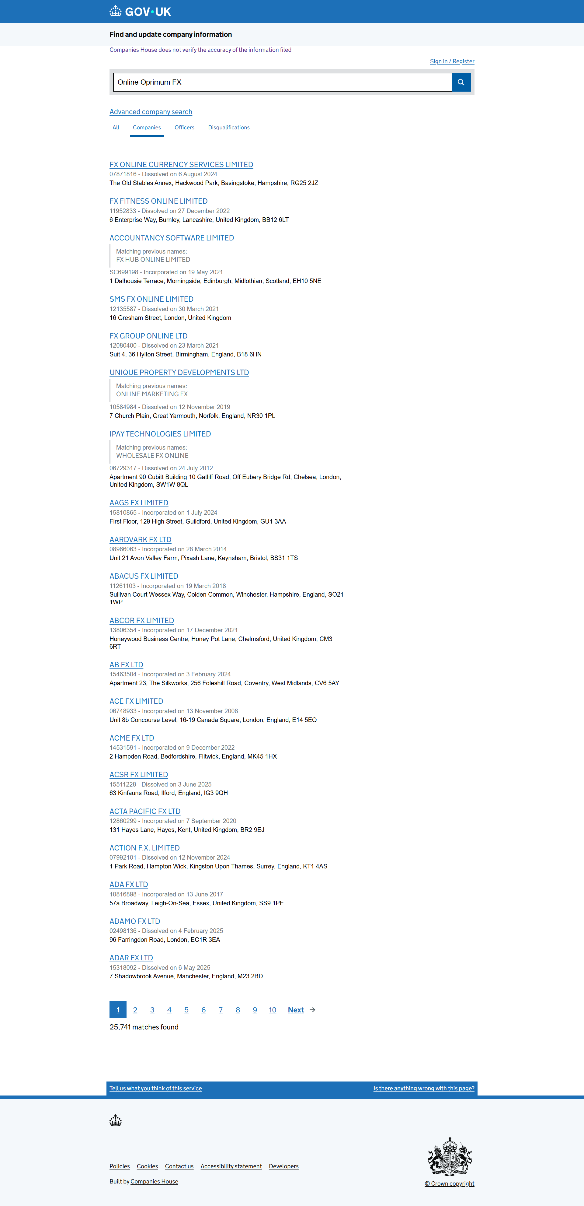 UK Companies House
