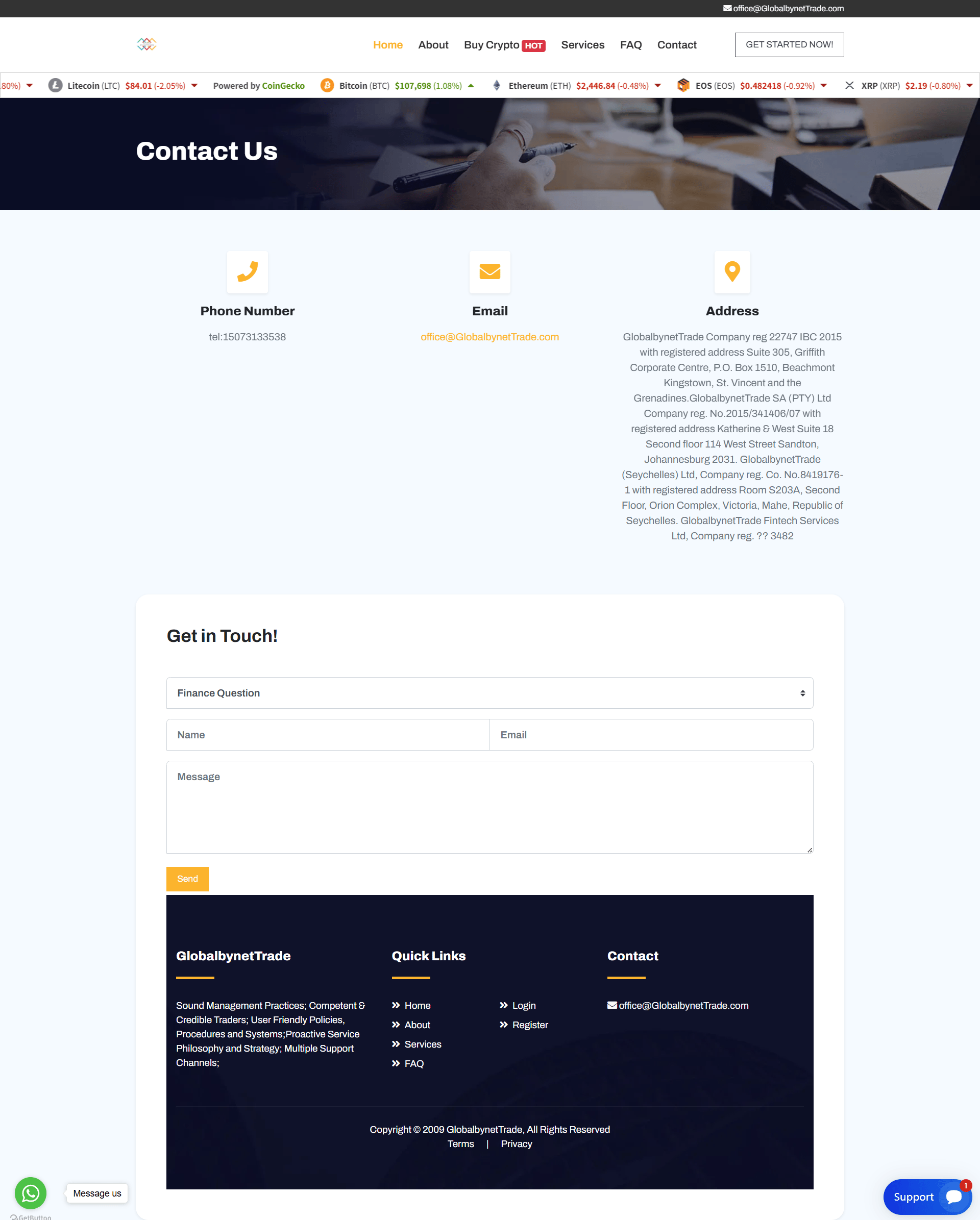 Broker Official Website