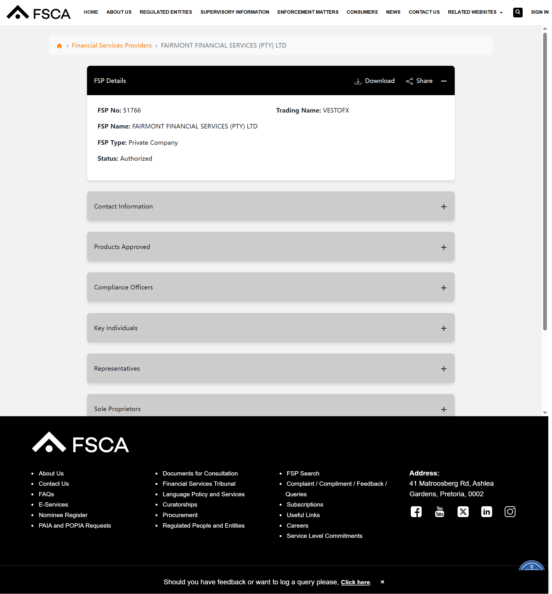 FSCA