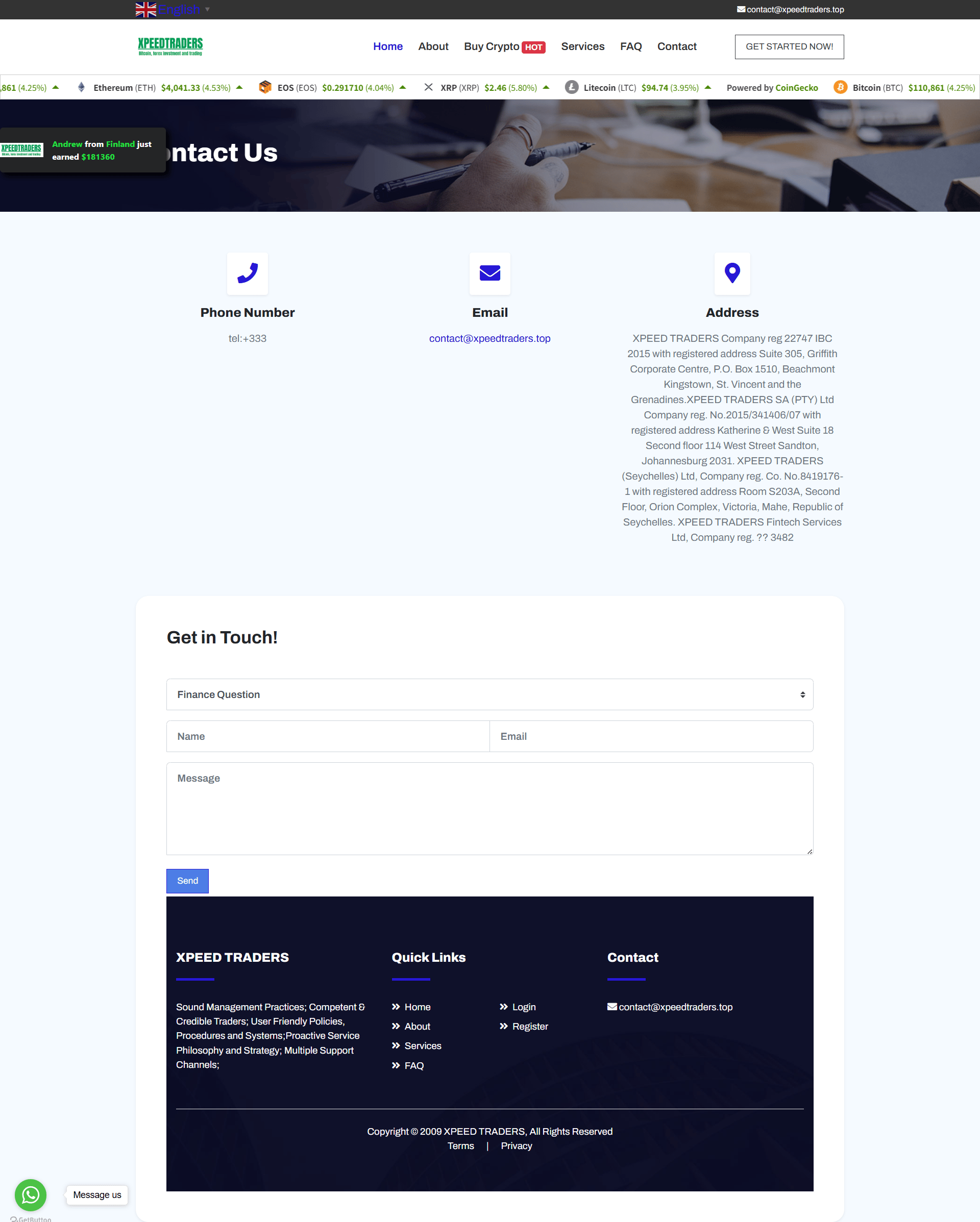 Broker Official Website