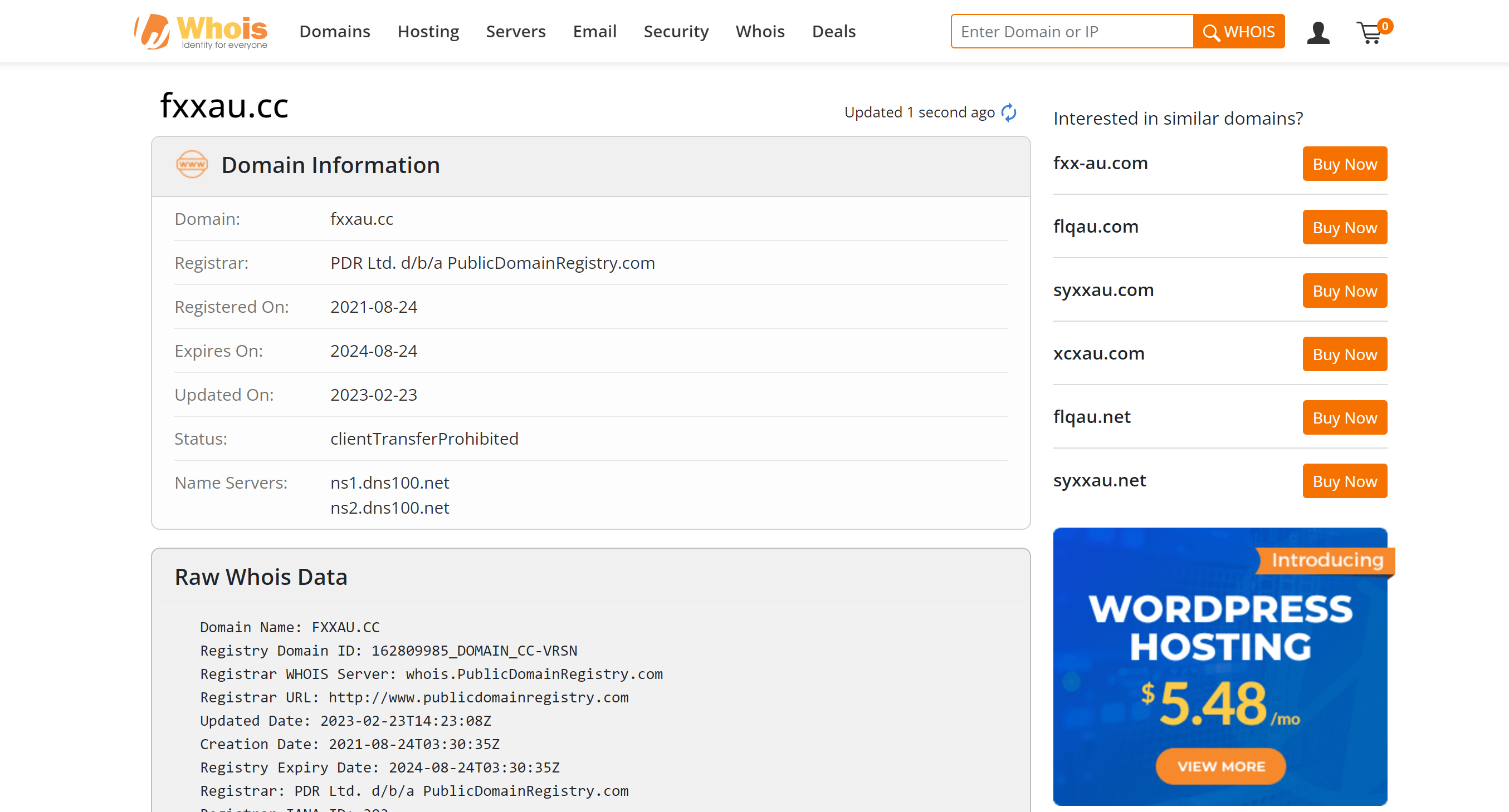whois-fxxau