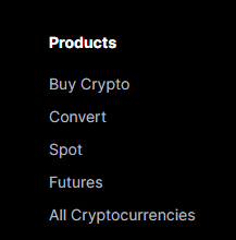 Información sobre Productos de Intercambio
