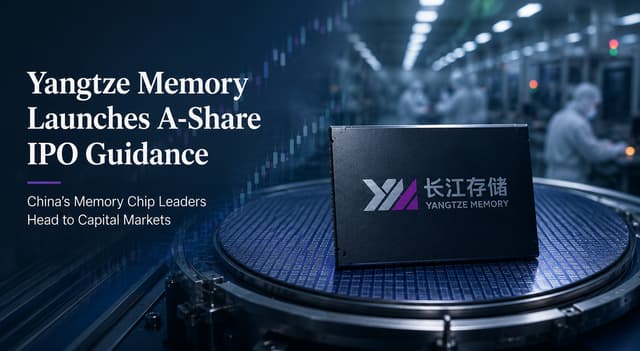 YMTC Begins A-Share IPO Tutoring as China's Memory Chip Duo Converge on Capital Markets