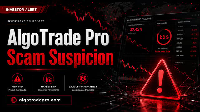 AlgoTrade Pro Scam Alert: Four Red Flags Behind the 122% Return Claim