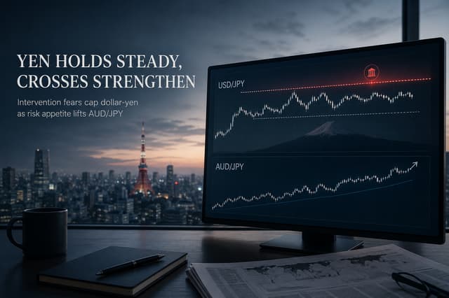USD/JPY Stalls Near 157 as Option Expiries and Intervention Fears Lock Range
