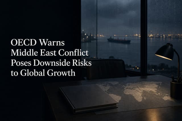 OECD Warns Middle East Conflict Poses Downside Risks to Global Growth