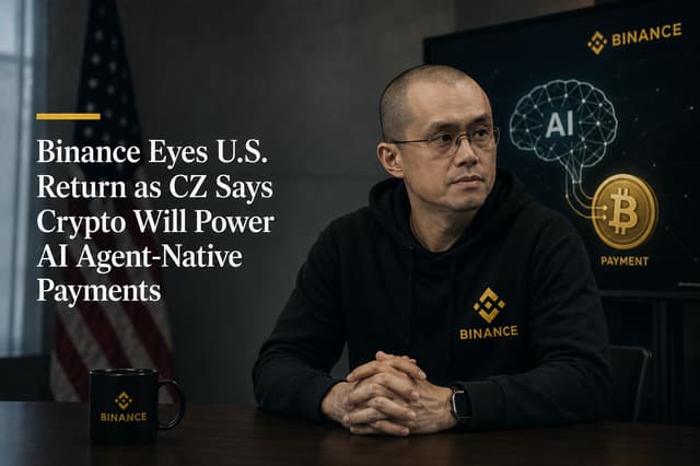 Binance Evaluates US Market Return; CZ Says Crypto Will Be Native Currency for AI Agents