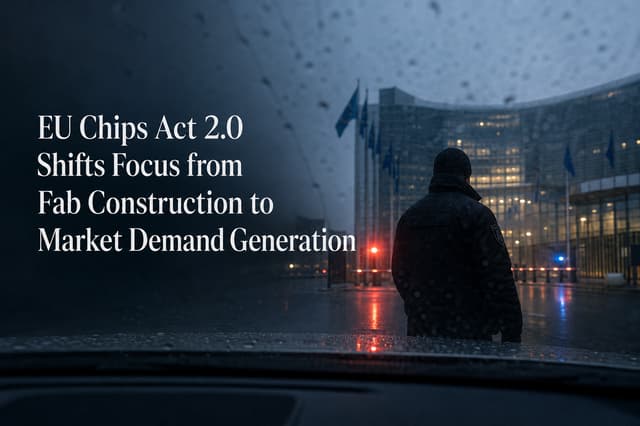 EU Chips Act 2.0 Shifts Focus from Fab Construction to Market Demand Generation