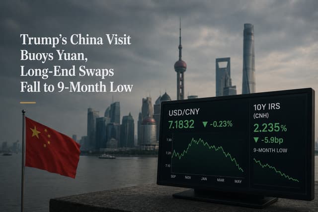 Yuan Stabilizes Ahead of Trump's Visit, Long-End Swaps Hit 9-Month Low