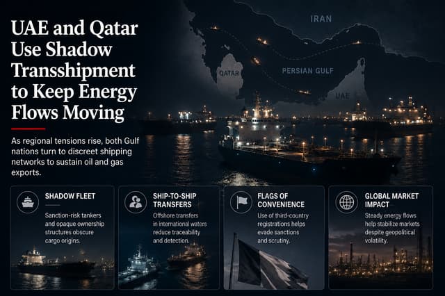 UAE and Qatar Adopt Shadow Transits to Maintain Energy Exports
