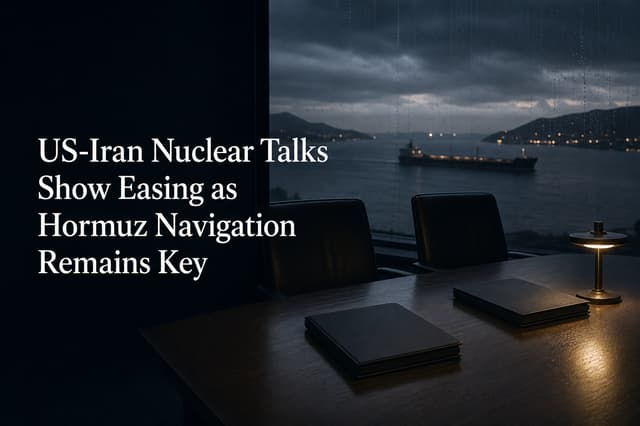 US-Iran Nuclear Talks Show Marginal Easing as Hormuz Strait Navigation Remains Key