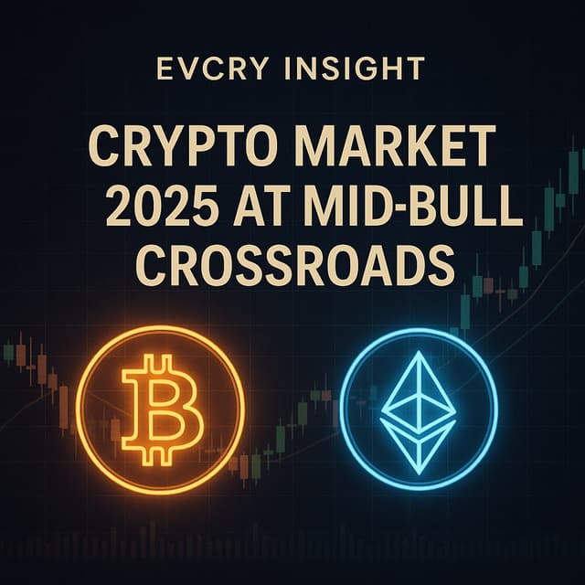EVCRY Insight: Crypto Market 2025 at Mid-Bull Crossroads