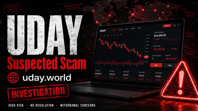 Uday（uday.world） is a template-clone scam platform