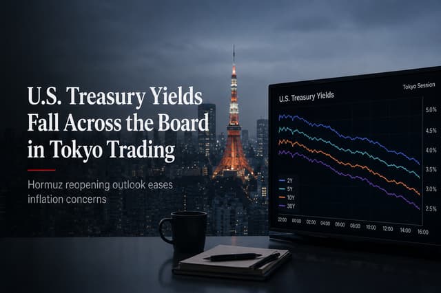 US Treasuries Rally in Tokyo on Hopes of Strait of Hormuz Reopening