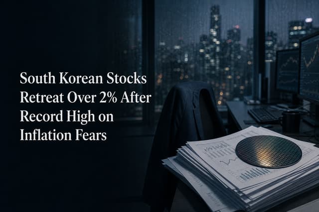 South Korean Stocks Retreat Over 2% After Record High on Inflation Fears