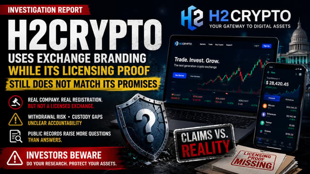 H2crypto 출금 불가 위험