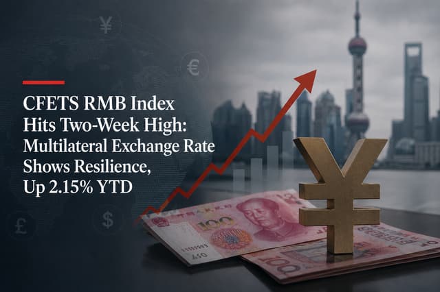 CFETS RMB Exchange Rate Index Hits 2-Week High: Multilateral Resilience Drives 2.15% YTD Gain