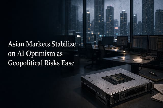 Asian Markets Stabilize on AI Optimism as Geopolitical Risks Ease