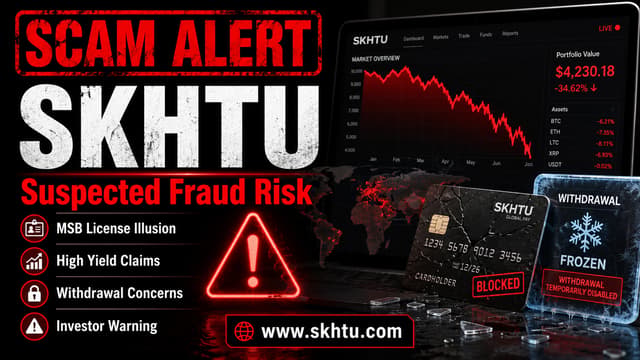 SKHTU (skhtu.com) is high-risk and unregulated