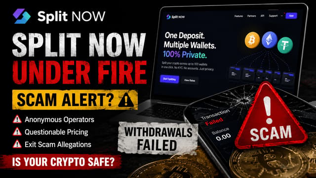 Split NOW (splitnow.io) Faces Allegations of Fraud and Scam